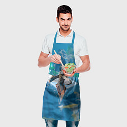 Фартук кулинарный Син Цю в примогеме, цвет: 3D-принт — фото 2