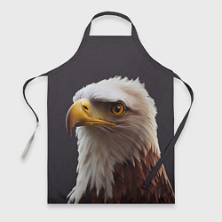 Фартук кулинарный Орел на градиентном фоне, цвет: 3D-принт