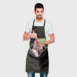 Фартук кулинарный Яэ Мико в ромбе, цвет: 3D-принт — фото 2