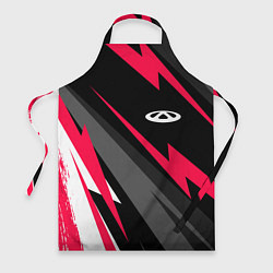 Фартук кулинарный Chery fast lines, цвет: 3D-принт