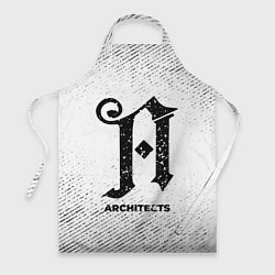 Фартук Architects с потертостями на светлом фоне