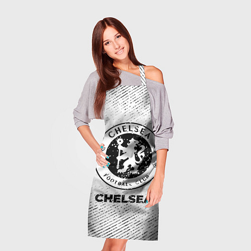 Фартук Chelsea с потертостями на светлом фоне / 3D-принт – фото 3