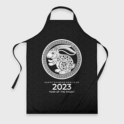 Фартук кулинарный 2023 year of rabbit, chinese New Year, цвет: 3D-принт
