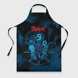 Фартук кулинарный Slipknot blue, цвет: 3D-принт