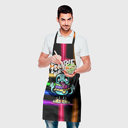 Фартук кулинарный Zombie burgers - Pop Art, цвет: 3D-принт — фото 2