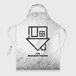 Фартук кулинарный The Neighbourhood с потертостями на светлом фоне, цвет: 3D-принт