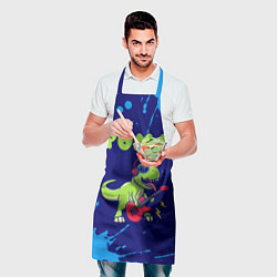 Фартук кулинарный Рома рокозавр, цвет: 3D-принт — фото 2