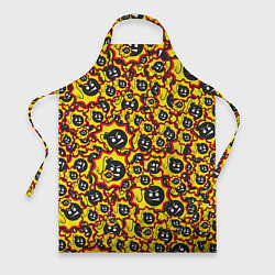 Фартук кулинарный Serious Sam logo pattern, цвет: 3D-принт