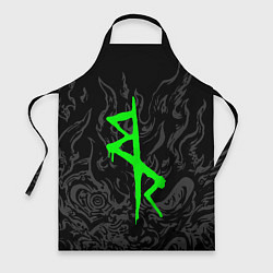 Фартук кулинарный Логотип Cyberpunk: Edgerunners - Дэвид, цвет: 3D-принт