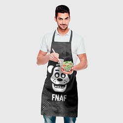 Фартук кулинарный FNAF glitch на темном фоне, цвет: 3D-принт — фото 2