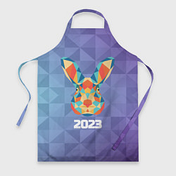 Фартук кулинарный Кролик из мозаики 2023, цвет: 3D-принт