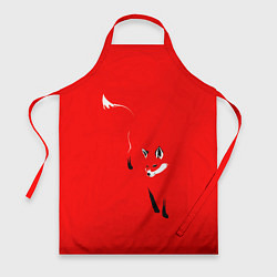 Фартук кулинарный Красная лиса, цвет: 3D-принт
