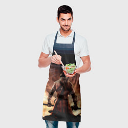 Фартук кулинарный Sekiro: Shadows Die Twice, цвет: 3D-принт — фото 2