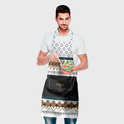 Фартук кулинарный Как белый свитер из 90х FIRM, цвет: 3D-принт — фото 2