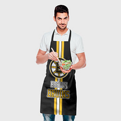 Фартук кулинарный Бостон Брюинз - НХЛ, цвет: 3D-принт — фото 2
