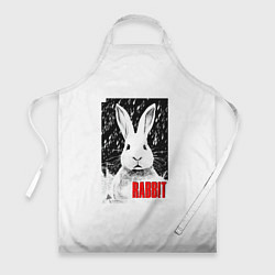 Фартук кулинарный Строгий кролик, цвет: 3D-принт