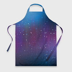 Фартук кулинарный Космический дождь, цвет: 3D-принт
