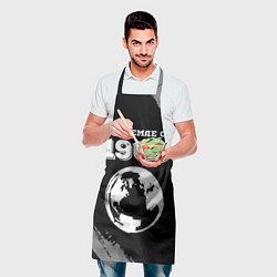 Фартук кулинарный На Земле с 1966: краска на темном, цвет: 3D-принт — фото 2