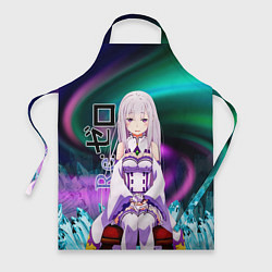 Фартук кулинарный Re: Zero - Emilia, цвет: 3D-принт