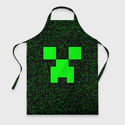 Фартук кулинарный Minecraft green squares, цвет: 3D-принт