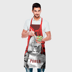Фартук кулинарный Chainsaw Man: Power, цвет: 3D-принт — фото 2