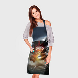 Фартук кулинарный Charles choo choo, цвет: 3D-принт — фото 2