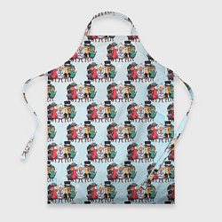 Фартук кулинарный Goose Goose Duck team, цвет: 3D-принт