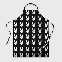 Фартук Bunny pattern black