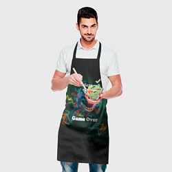 Фартук кулинарный Акула Пообедаем, цвет: 3D-принт — фото 2