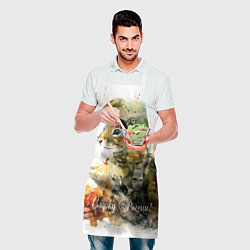 Фартук кулинарный Белка солдат, цвет: 3D-принт — фото 2