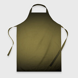 Фартук кулинарный Градиент хаки, цвет: 3D-принт