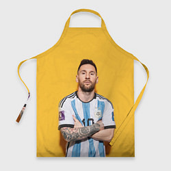 Фартук кулинарный Lionel Messi 10, цвет: 3D-принт