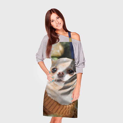 Фартук Праздничный чихуахуа / 3D-принт – фото 3