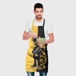 Фартук кулинарный Панк рокер Simpson, цвет: 3D-принт — фото 2