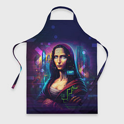 Фартук кулинарный Cyberpunk Mona Lisa, цвет: 3D-принт