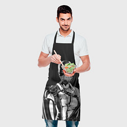 Фартук кулинарный Dead by daylight - Торговка черепами, цвет: 3D-принт — фото 2