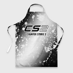 Фартук кулинарный Counter Strike 2 glitch на светлом фоне, цвет: 3D-принт