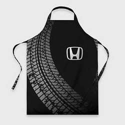 Фартук кулинарный Honda tire tracks, цвет: 3D-принт