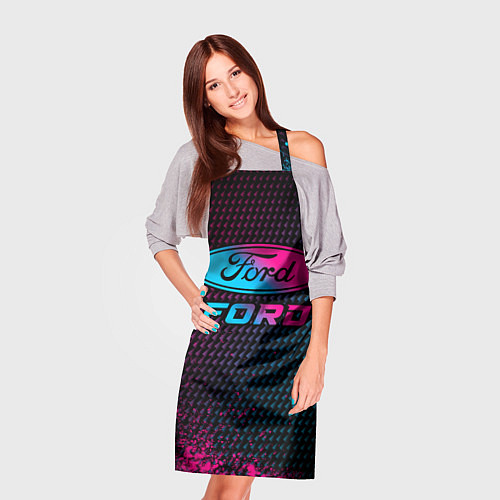 Фартук Ford - neon gradient / 3D-принт – фото 3