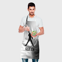 Фартук кулинарный Queen glitch на светлом фоне, цвет: 3D-принт — фото 2