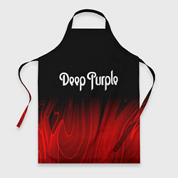 Фартук кулинарный Deep Purple red plasma, цвет: 3D-принт