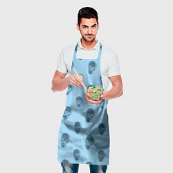 Фартук кулинарный Черепки, цвет: 3D-принт — фото 2