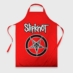 Фартук кулинарный Slipknot - пентаграмма, цвет: 3D-принт