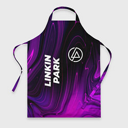 Фартук кулинарный Linkin Park violet plasma, цвет: 3D-принт