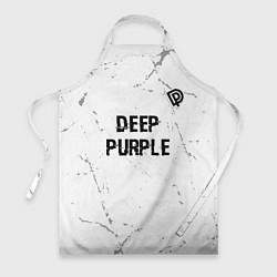 Фартук Deep Purple glitch на светлом фоне: символ сверху