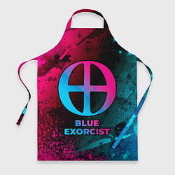 Фартук кулинарный Blue Exorcist - neon gradient, цвет: 3D-принт