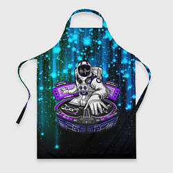 Фартук кулинарный Space DJ - neon starfall, цвет: 3D-принт