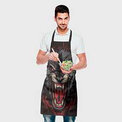 Фартук кулинарный Wolf fantasy, цвет: 3D-принт — фото 2