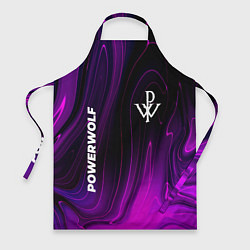 Фартук кулинарный Powerwolf violet plasma, цвет: 3D-принт