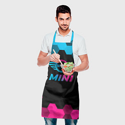 Фартук кулинарный Mini - neon gradient, цвет: 3D-принт — фото 2